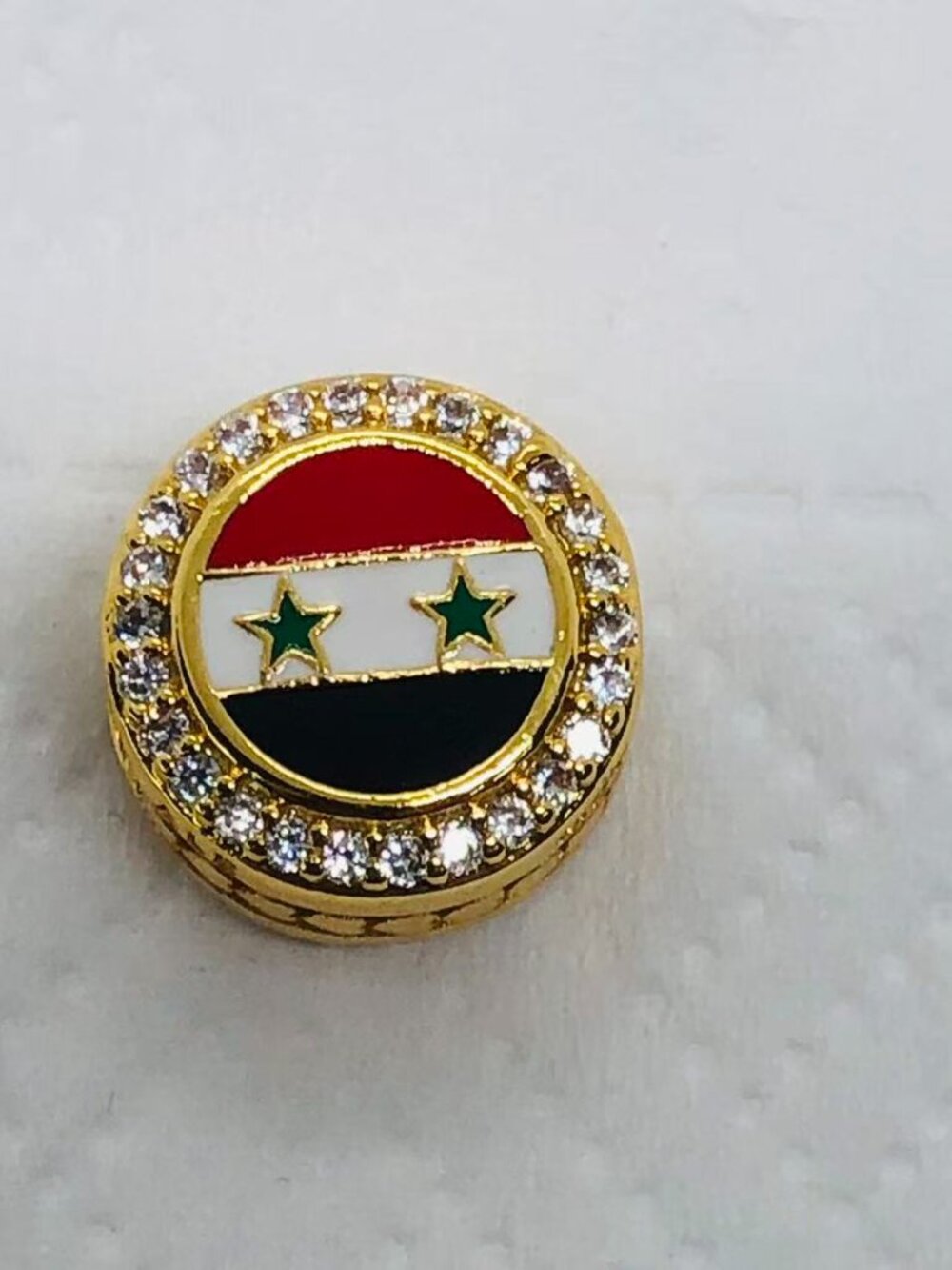 ✨ ✨Pandora Syria Exclusive Country Flag Colors Button Charm